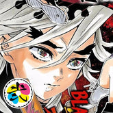 Cosplay Demon Slayer Twelve Kizuki Douma Lentes de contacto de color derecha